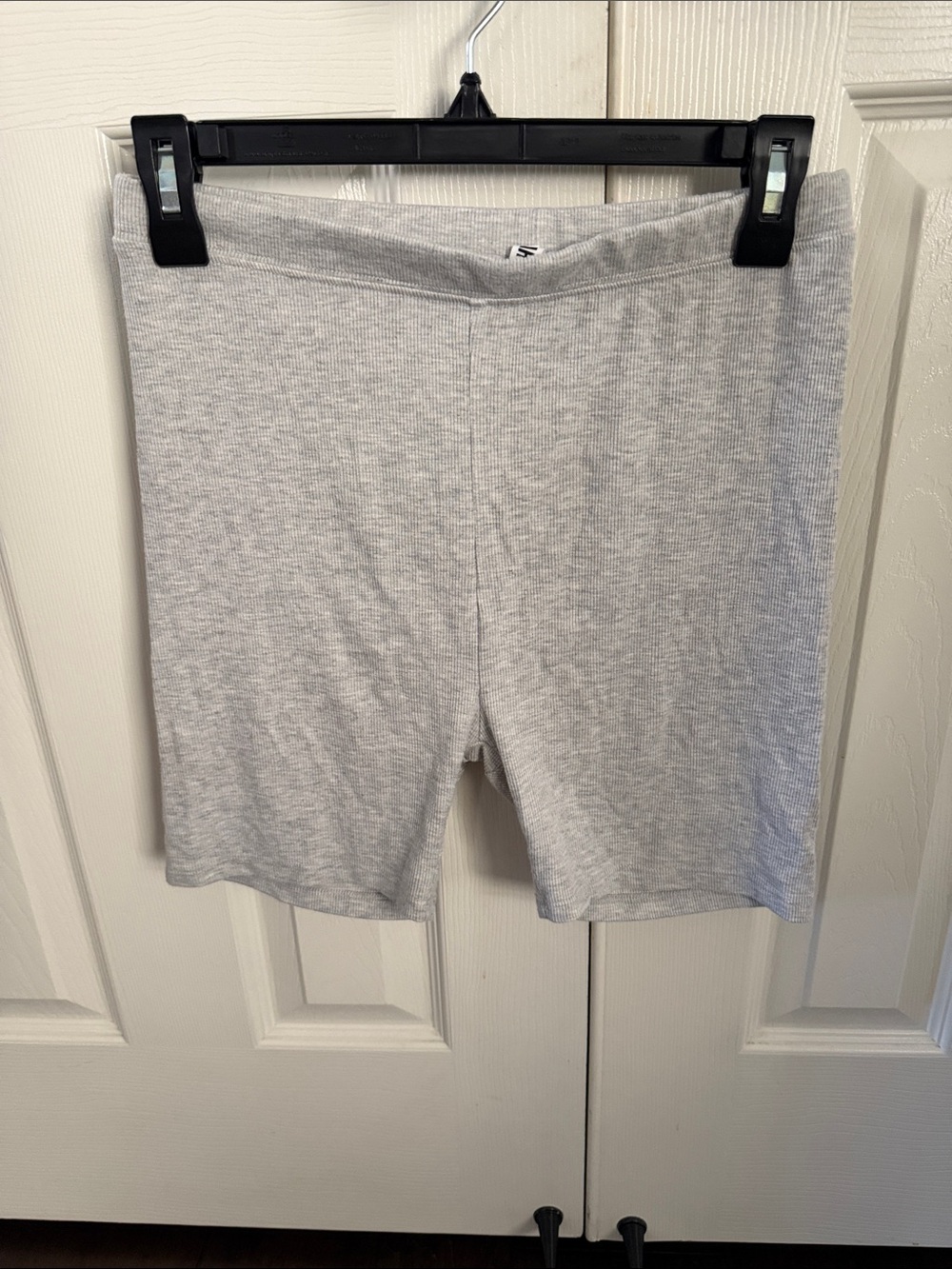 Joah Brown Light Gray Ribbed Bike Shorts